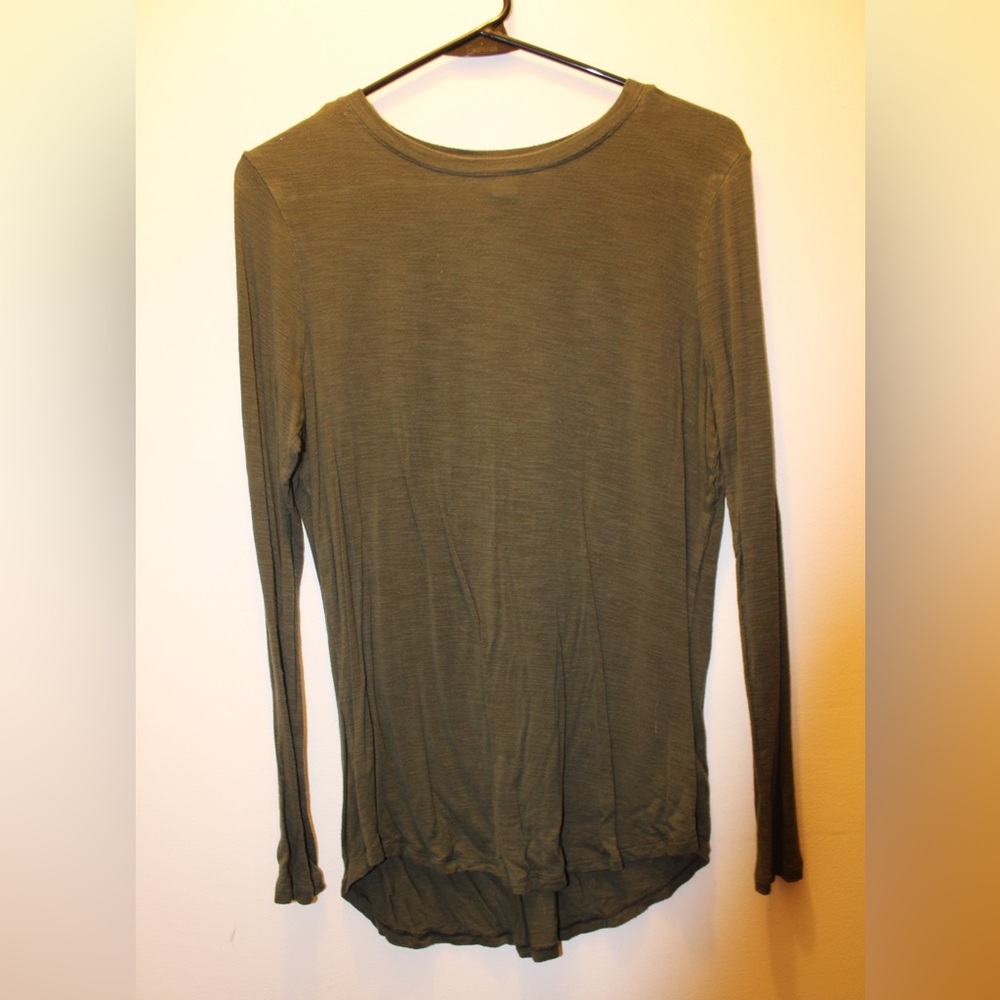 Old Navy Olive Green Long Sleeve Top